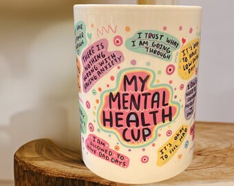 Mental Health Matters Cup Mug Gifts Affirmations for Her Him Best Friend Birthday
