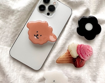 Cute Puppy Phone Holder, Ice Cream Phone Stand,  Cute Flower Phone Accessories