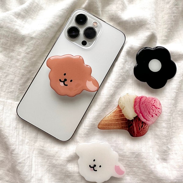 Cute Puppy Phone Holder, Ice Cream Phone Stand,  Cute Flower Phone Accessories