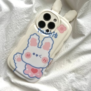 IPhone 14 Pro Case. Cute Rabbit Case, Fun Snacks Case, Love Case, Phone Accessories