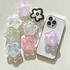 Bling cute flower Phone Grip, New style, glossy version