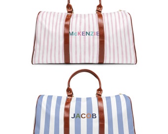 Kinder personalisierte Tasche Kinder Geschenke mit Monogramm Weekender Taschen Baby Tasche Krankenhaus Tasche personalisierte Duffle Für Jungen Mädchen Nacht Bebe Bag