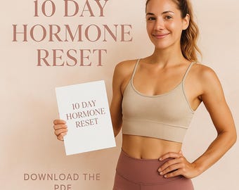 10-Day Hormone Reset EBook PdF Download Healthier Lifestyle Body Reset Natural Cleanse Hormone Balancing