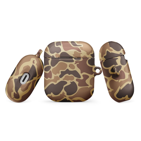 Camo Case Cover for AirPods In Real Old School Hunting Camouflage Drake Old School