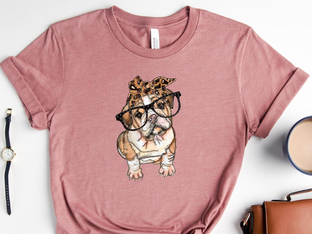 English Bulldog Puppy Shirt Cute English Bulldog Shirt Etsy