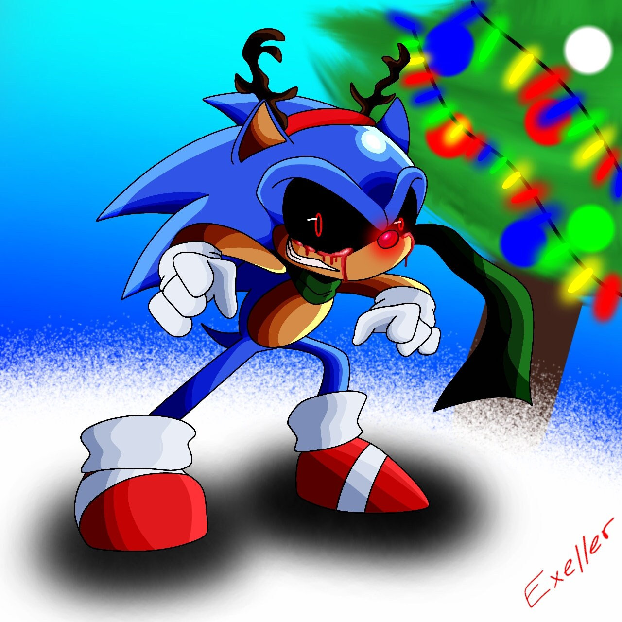 Sonic.exe - Monster // Skillet (Full HD)  Monster, Christmas ornaments,  Novelty christmas