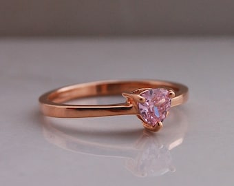 Pink Trillion Ring