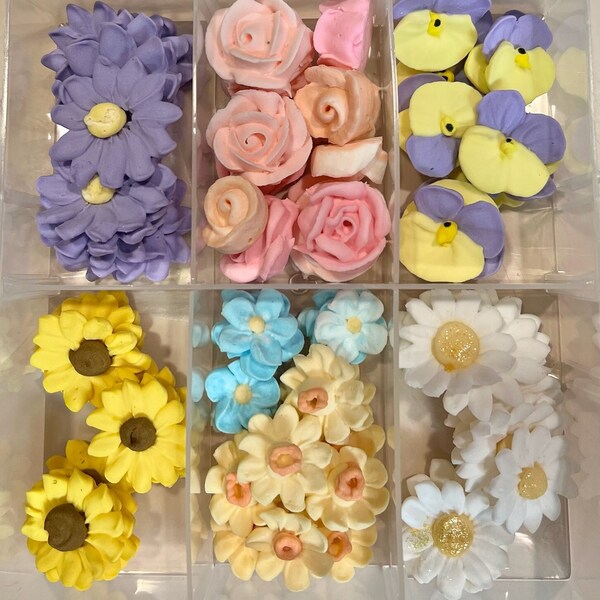 Royal Icing Flowers Etsy Australia
