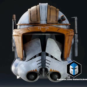 DIY Galactic Armory phase 2 commander Cody helmet
