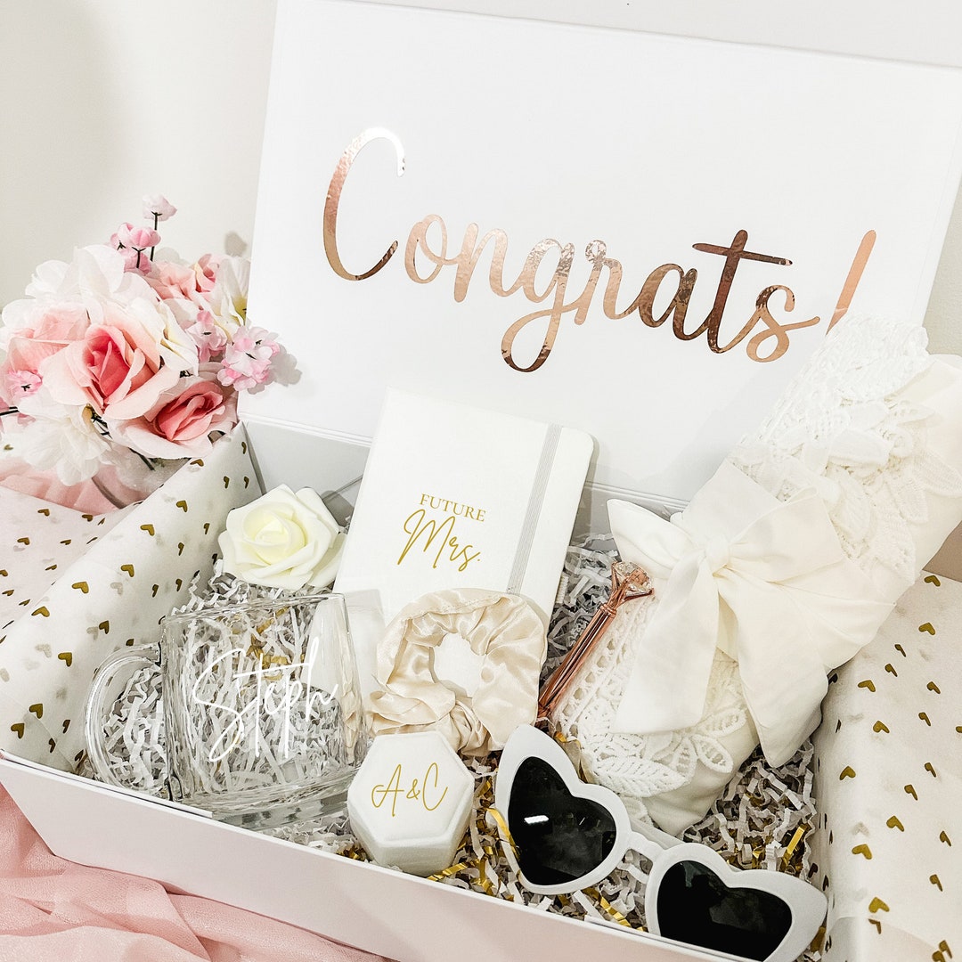 Bride to Be Gift Box Bride Gift Ideas Custom Jewelry Box Custom Glass ...