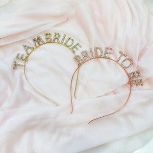 Bachelorette Headband | Bride Headband | Bridesmaid Headband | Bachelorette Gift | Bachelorette Party Favor | Bride to Be Gift | Hen Party