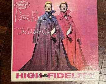 Patti Page – The Waltz Queen (Mercury MG 20318) / LP de alta fidelidad / Pop vocal clásico
