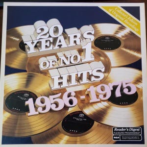 20 Years Of No 1 Hits Vinyl Box Set 7LP NM 1987 Canada Reader’s Digest 2-892-0