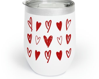 Heart Wine Tumbler