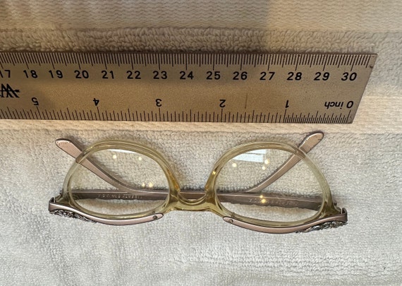Vintage metal eyeglass frames - image 1