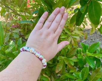 Floral Fun Beaded Bracelet