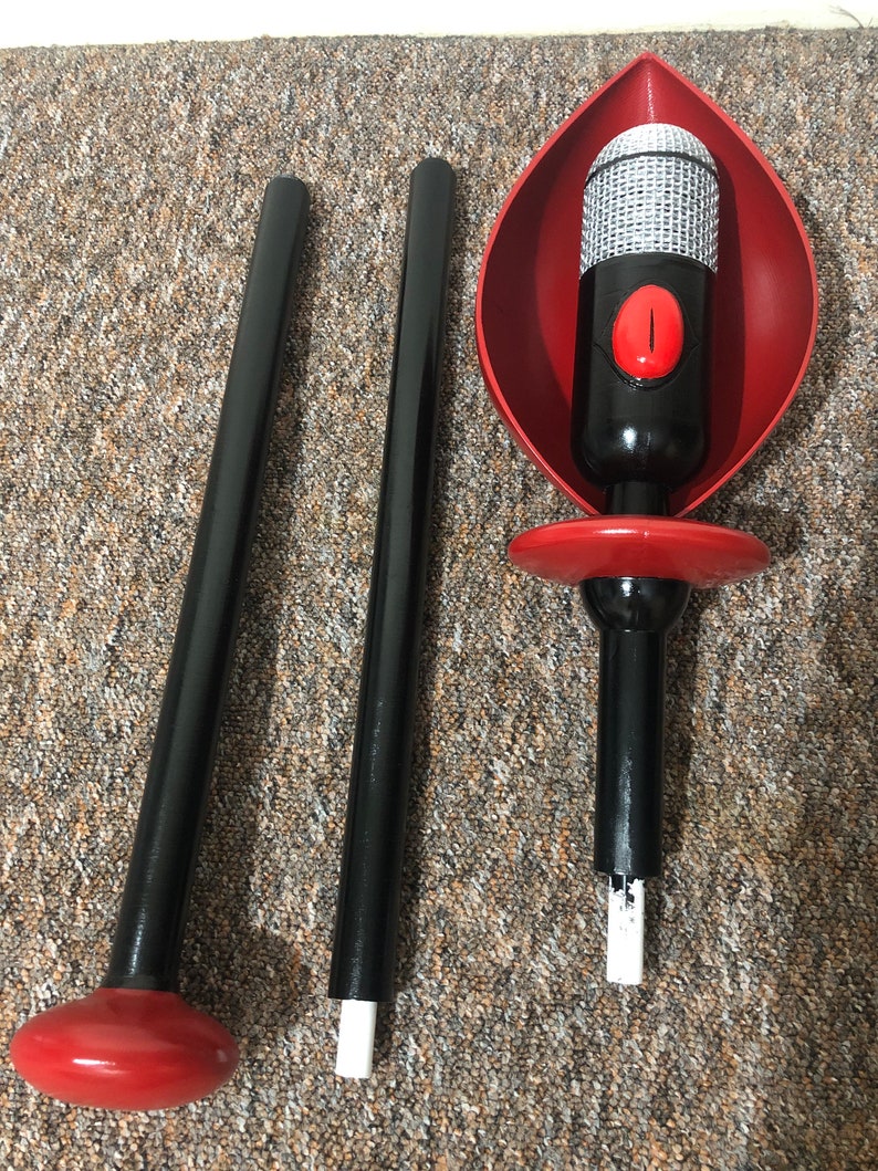 Hazbin Hotel Alastor's Microphone Staff Etsy