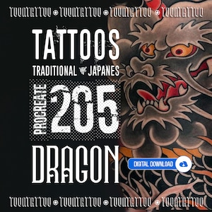 Dragon Brushes Tattoo Stаmрs For PROCREATE - Best Dragon Tattoo Designs | Tattoo Sets for iPad - DRAGONS