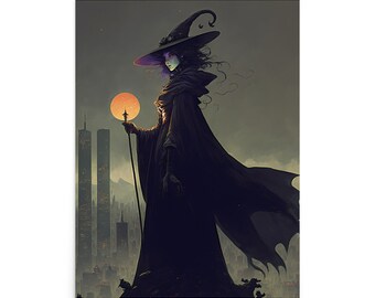 Cartel De Brujas, Impresión De Brujas, Arte De Pared De Brujas, Póster De Halloween, Impresión De Arte De Brujas, Decoración De Brujas, Póster De Brujería, Calidad De Museo