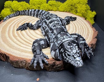 3Dプリントされた関節式トカゲ：口を開けるフレキシブルなトカゲ