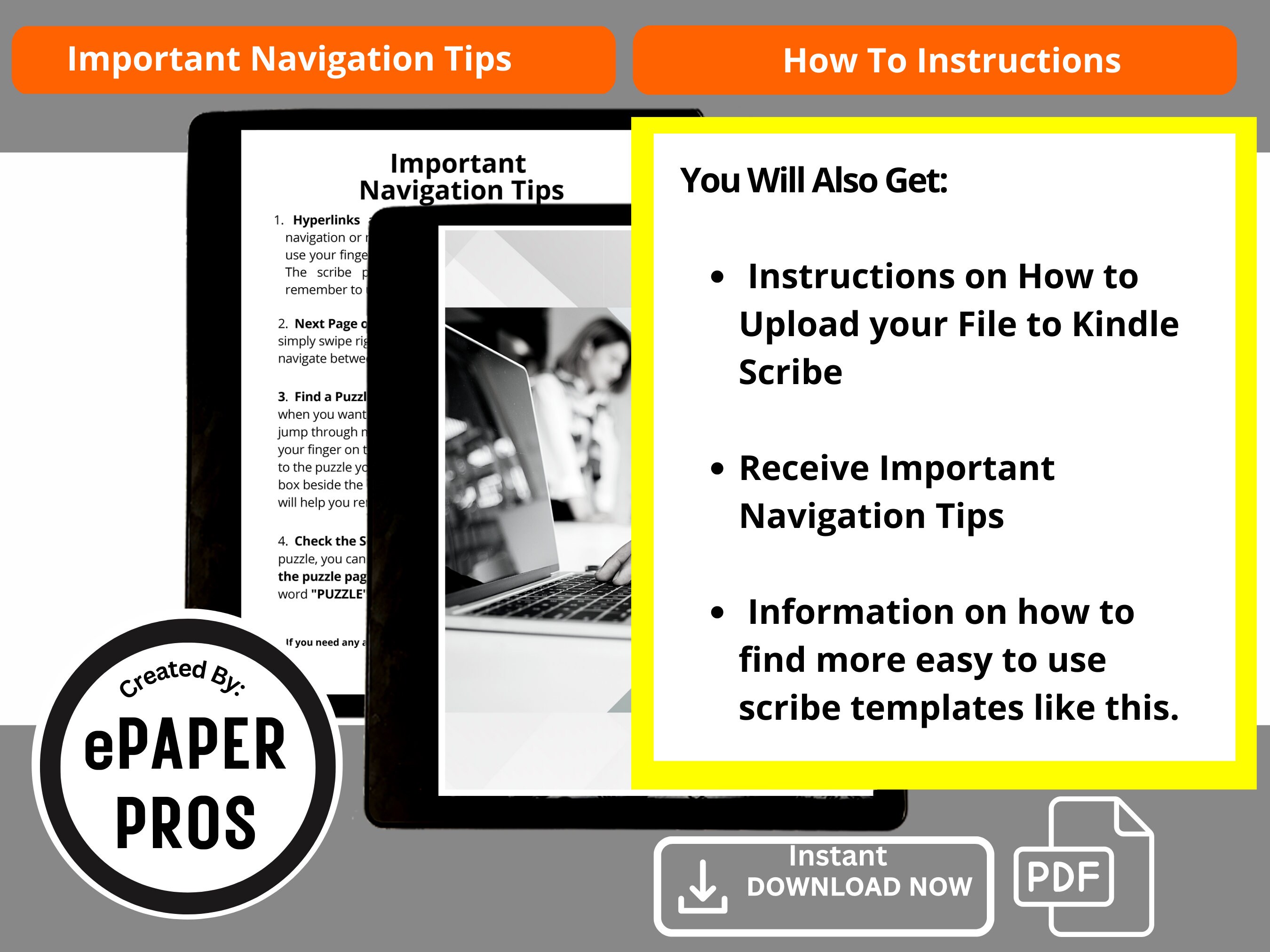Kindle Scribe Meeting Minutes Template for Taking Notes, Attendance ...