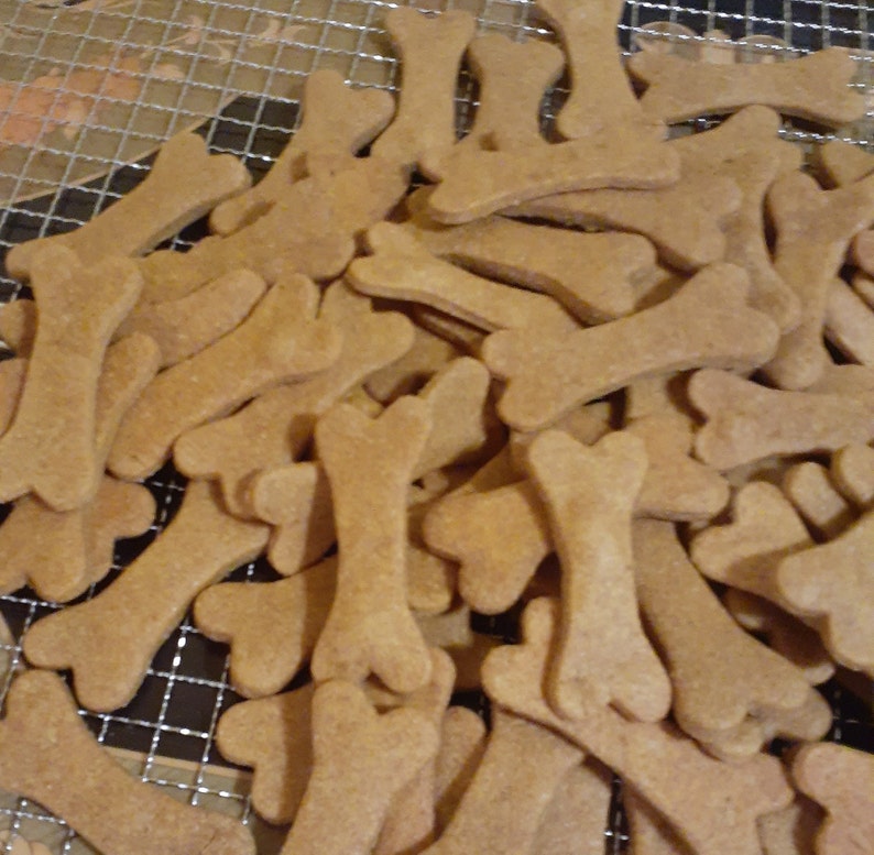 9 Dozen Medium 3' Dog Bones ,peanut Butter Pumpkin Flavored Dog Treats