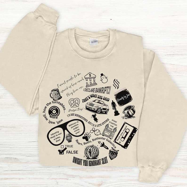 The Office Shirt, the Office Memorabilia Shirt, TV Show Graphic