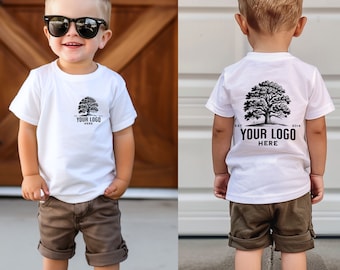 Custom Toddler Shirt, Custom Logo Shirt, Personalize Shirt Front Back, Custom Kid Shirt, Kid Custom Logo Shirt, Toddler and Kid Shirt