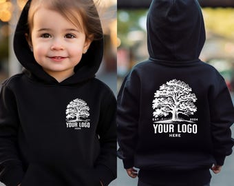 Custom Toddler Hoodie, Small Business Hoodie, Business Logo Hoodie, Business Logo Sweatshirt,   Custom Kid Sweatshirt, Kids Custom Pullover