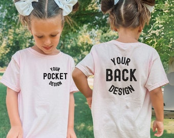 Comfort Colors® Custom YOUTH tshirt, Any of our designs on a Kids Shirt, Personalized Children's tee, Text Logo, Christmas Birthday Gift