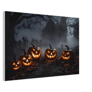 Whispers of All Hallows&#39; Eve Canvas