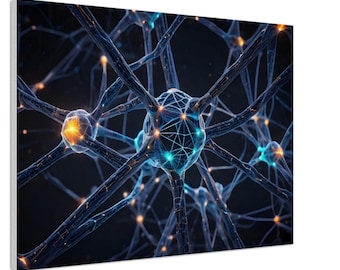 Neural Nexus: Luminosity Unleashed Canvas