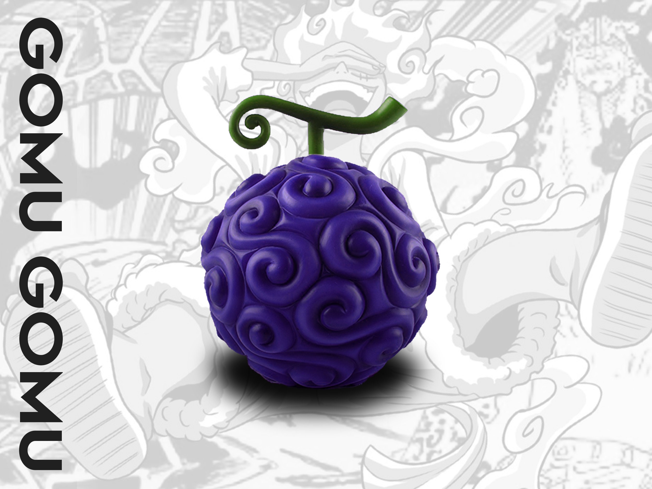 One Piece 'Gura Gura no Mi  Devil Fruit' Enamel Pin - Distinct Pins