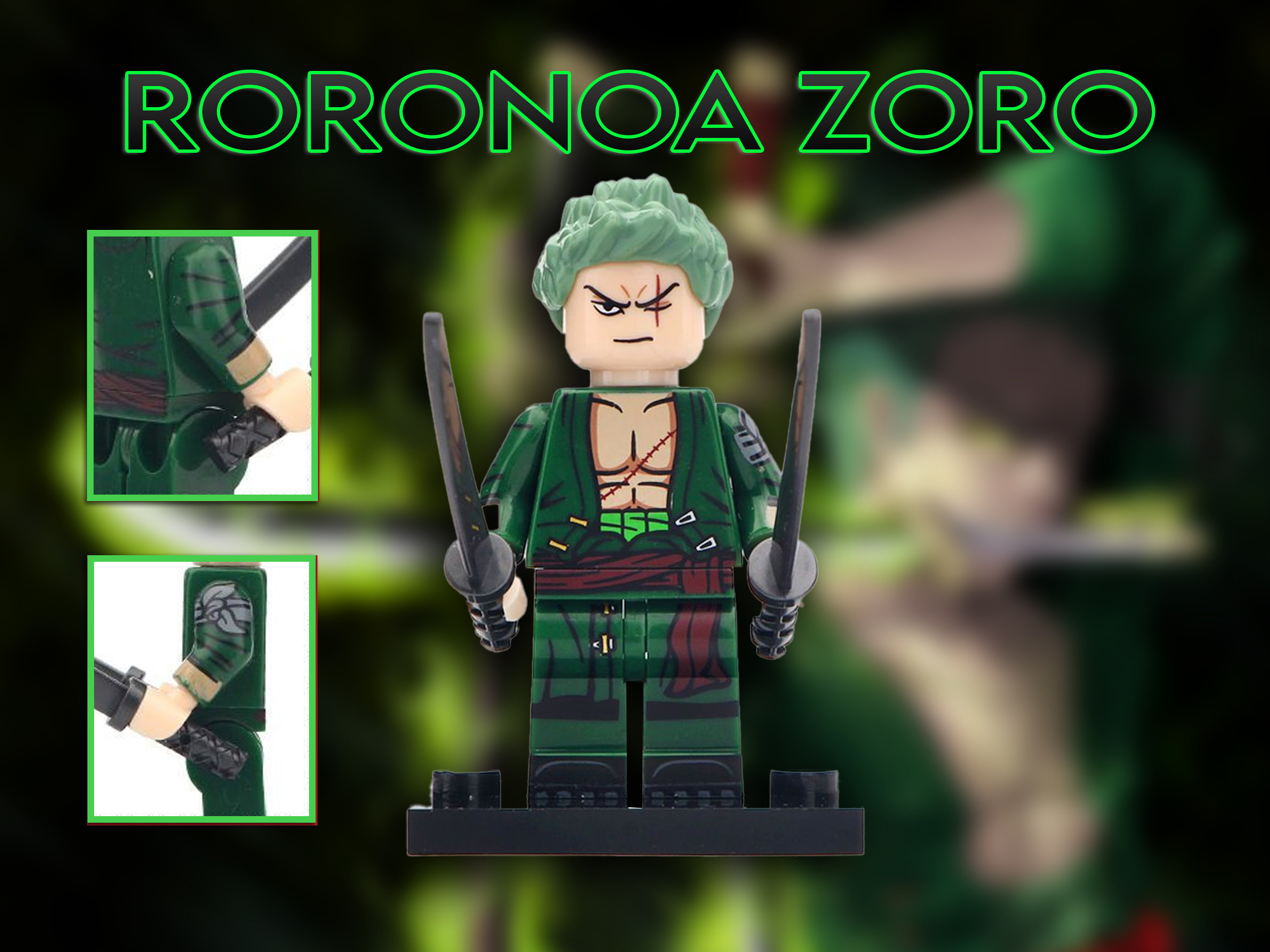 ONE PIECE / Roronoa Zoro Limited Metal Enamel Pin Badge Anime collection  Gift