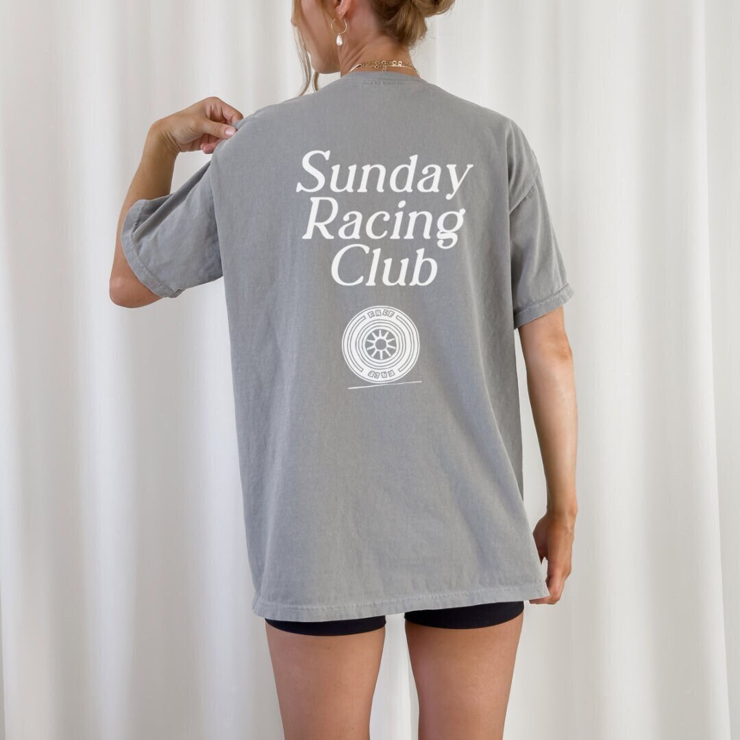 Comfort Colors Sunday Racing Club Funky Tire T-shirt - 100