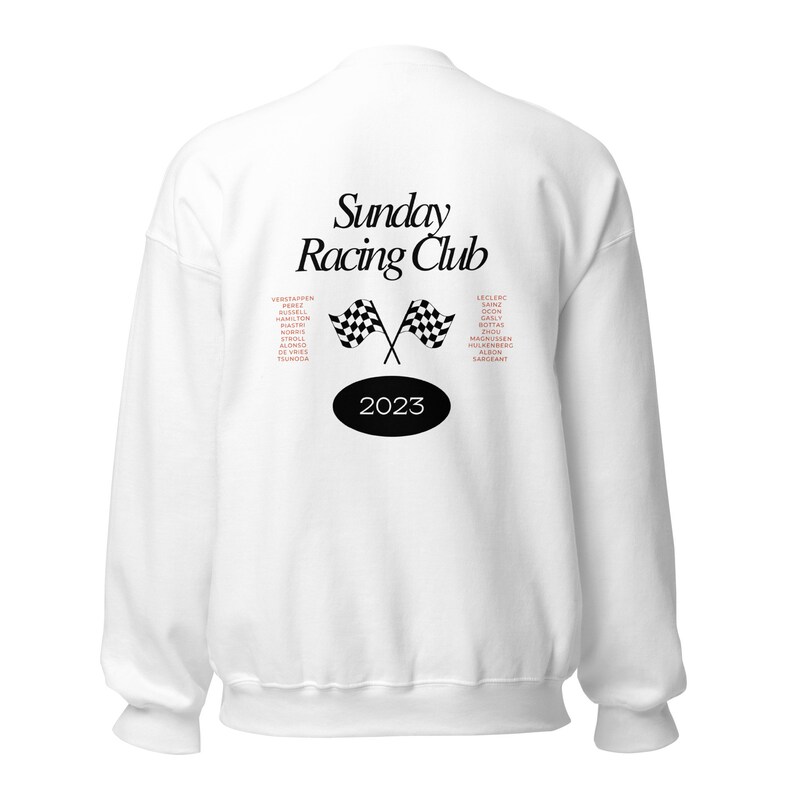 2023 F1 Grid Crewneck - Formula 1 Motorsport - Minimal Trendy F1 Sweatshirt