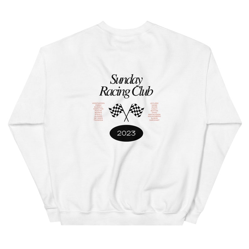 2023 F1 Grid Crewneck - Formula 1 Motorsport - Minimal Trendy F1 Sweatshirt