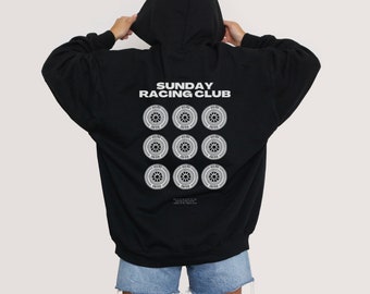 Sunday Racing Club Tire Hoodie Sweatshirt - F1 Hoodie - Formula 1 Racing