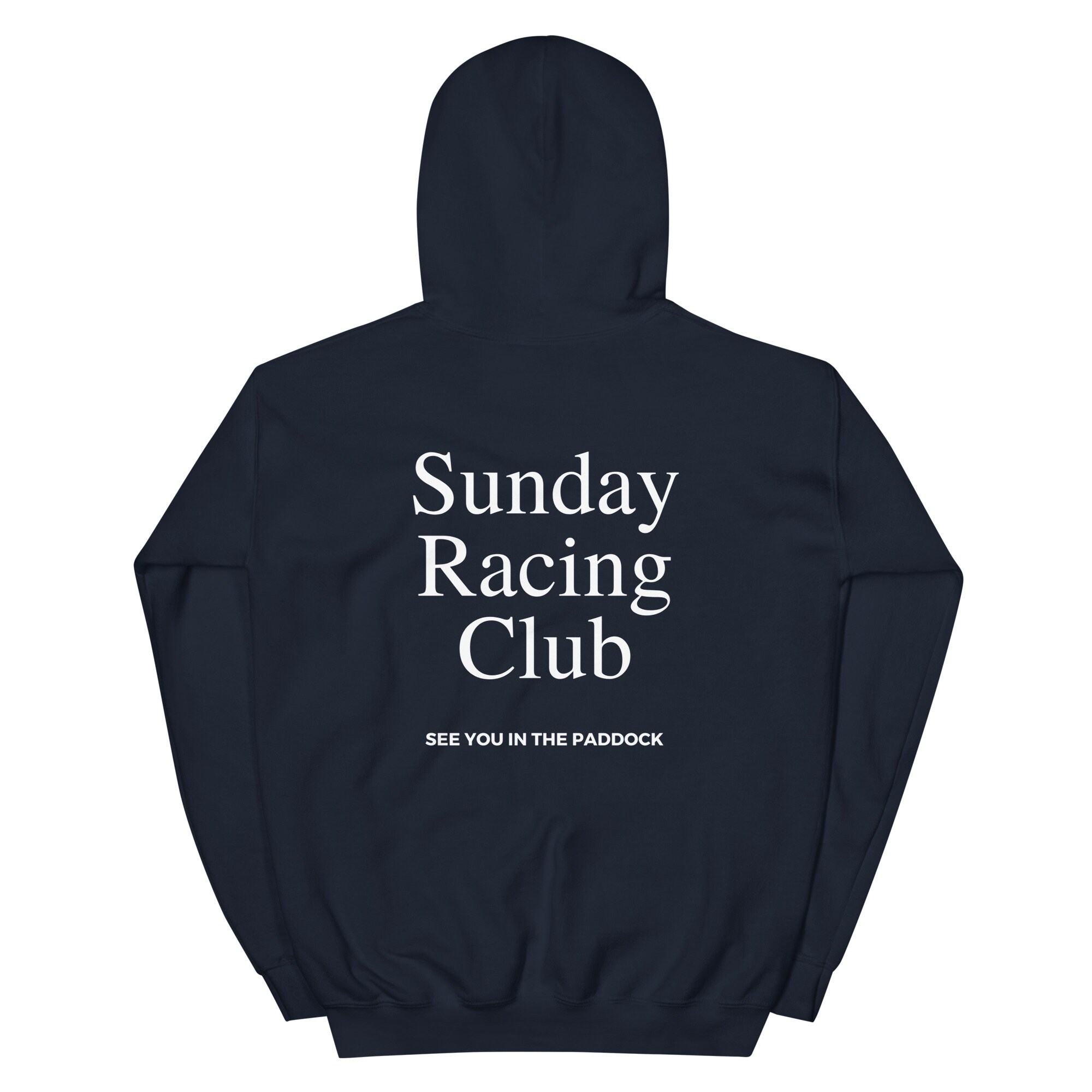 Bluza z kapturem Sunday Racing Club Do zobaczenia na padoku - Etsy Polska