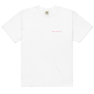 Comfort Colors Sunday Racing Club Red Car Overlay T-shirt - Formula 1 - F1 T-shirt