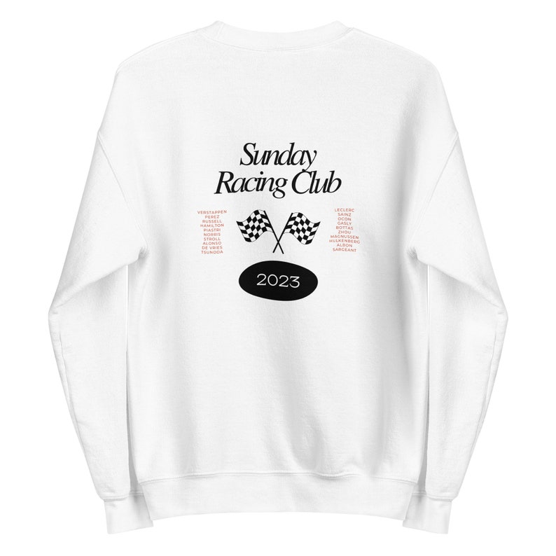 2023 F1 Grid Crewneck - Formula 1 Motorsport - Minimal Trendy F1 Sweatshirt