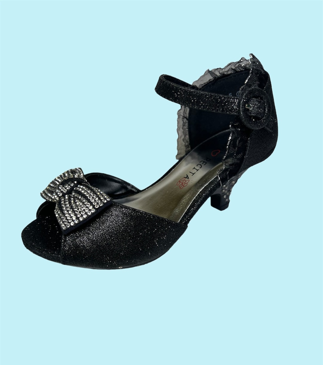 High Heels for Kids, Little Girls High Heel Dress Shoes, Black Heels