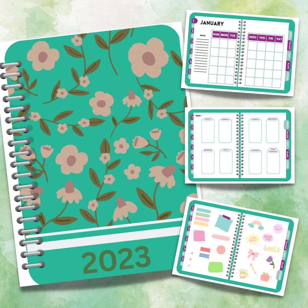 2023 Digital Planner, Goodnotes Planner, Monthly Planner, iPad Planner