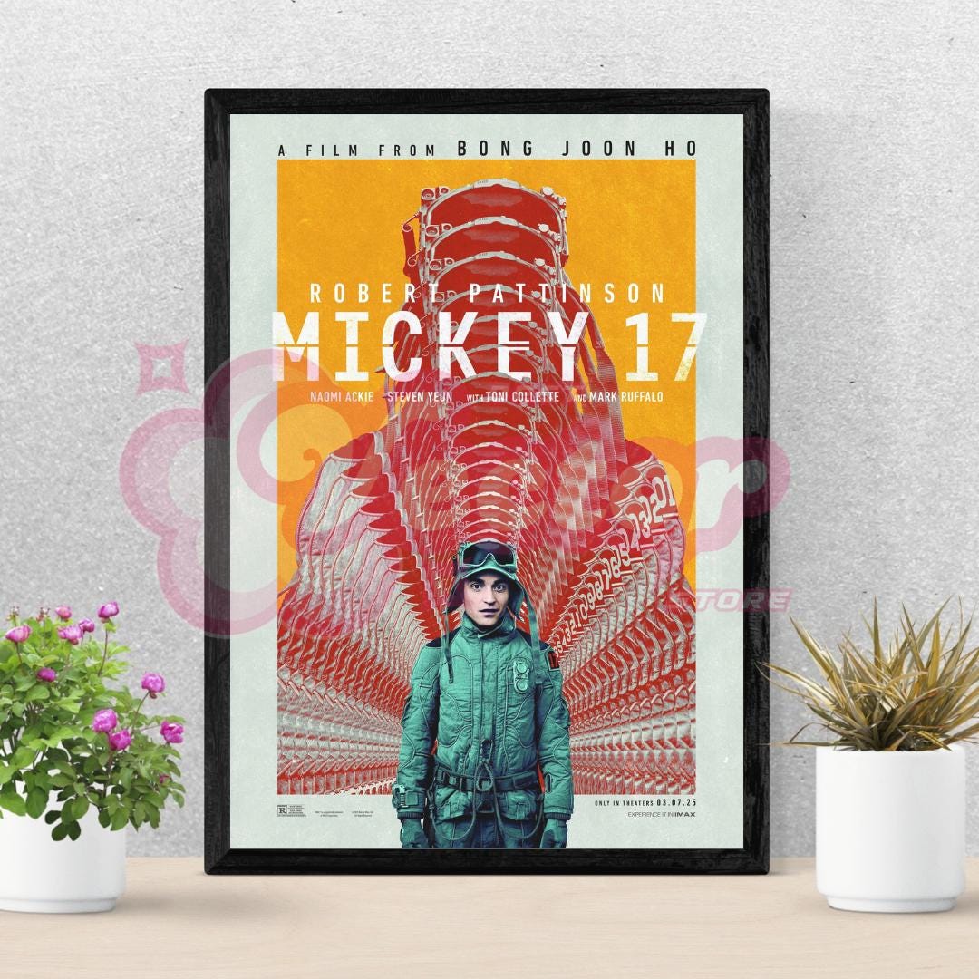 ミッキー17 公式映画ポスター | ポン・ジュノ SF 映画 | ロバート