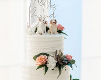 Anniversaire d'un animal de compagnie, statue de chien, chapeau pour décoration de gâteau pour animal de compagnie, gâteau de mariage, anniversaire d'animal de compagnie, gâteau de mariage, chapeau de salut pour chien