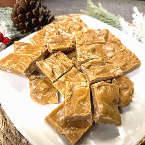 2 Dozen Bite Size Creamy Pecan Pralines, NOLA Candy, New Orleans Signature Candy, Pecan Candy, Gourmet Candy