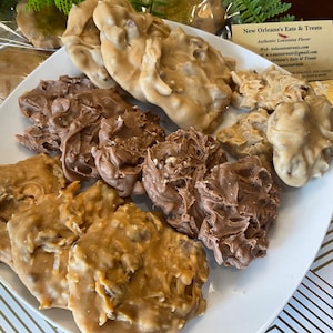 Assorted Creamy Pecan Pralines, NOLA Candy, New Orleans Signature Candy, Pecan Candy, Gourmet Candy