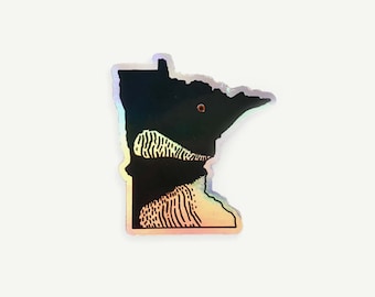 Naklejka Minnesota Loon