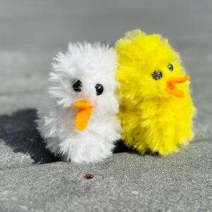 Easter Duckie, Easter Toy, Duck Gift, Easter Basket Duck, Rubber Duckie, Duck For Kids, Plush Duck, Soft Duck for Child, Faux Fur Soft Duck