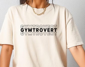 Gymtrovert ポンプカバーシャツ：面白いワークアウトTシャツ